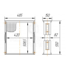 Сердцевина радиатора МТЗ-82, МТЗ-80, Т-70